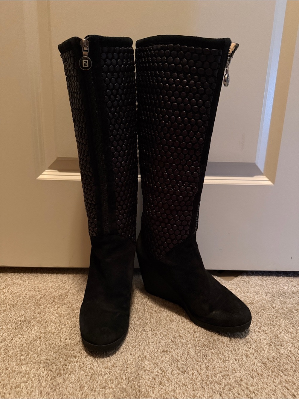 Fendi vintage Women's Wedge Boots